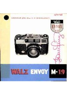 Walz Envoy M 35/1.9 manual. Camera Instructions.